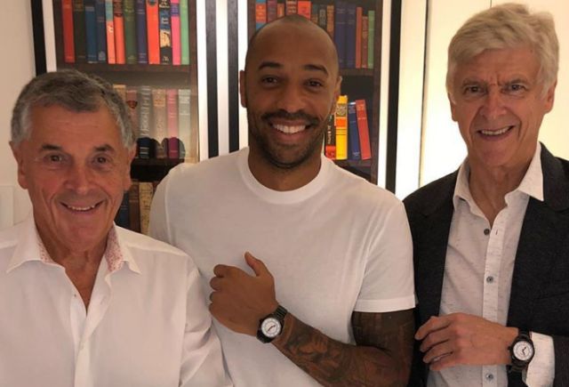 Arsenal news Henry and Wenger on Instagram