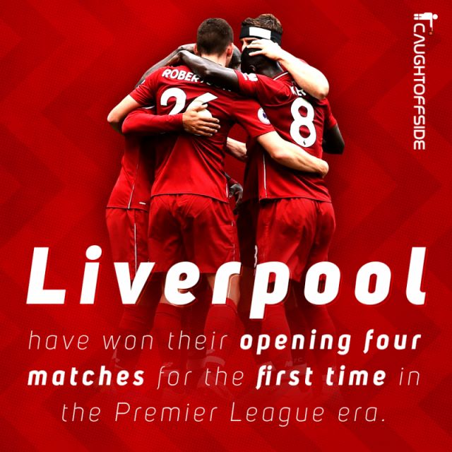 liverpool4wins for first time