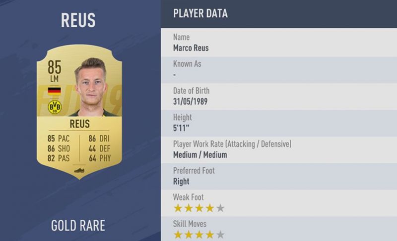 marco reus fifa 19