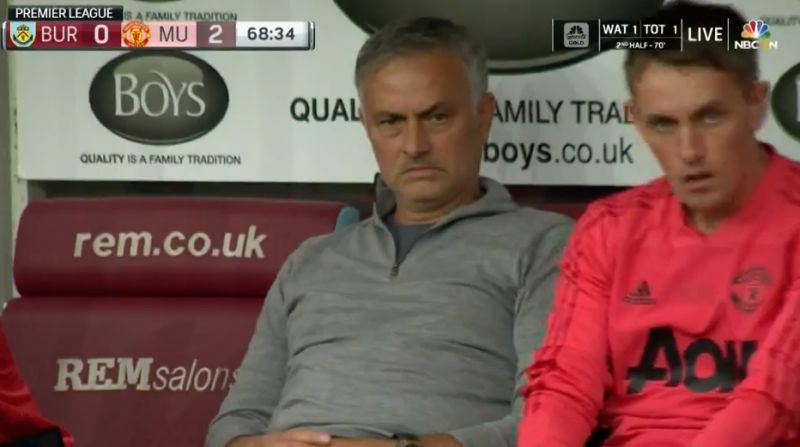 mourinho reaction