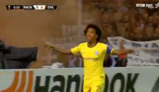 willian goal