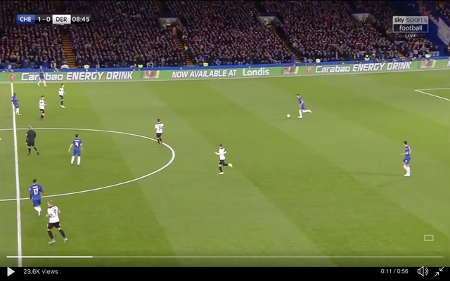 Gary Cahill mistake leads to Derby goal