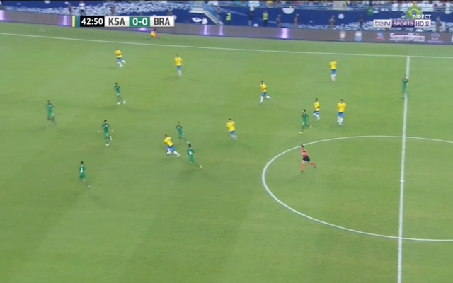 Jesus scores for Brazil after Neymar assist
