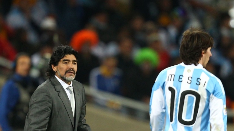 Maradona launches outburst towards Messi