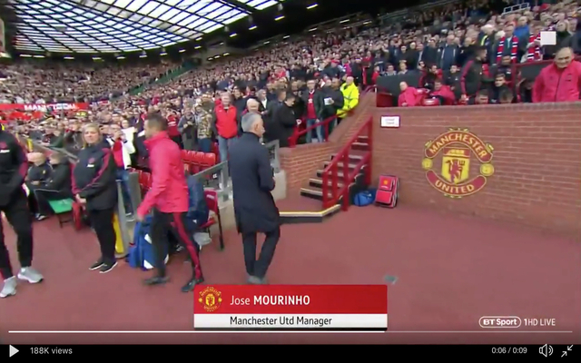 Mourinho splashes cameraman