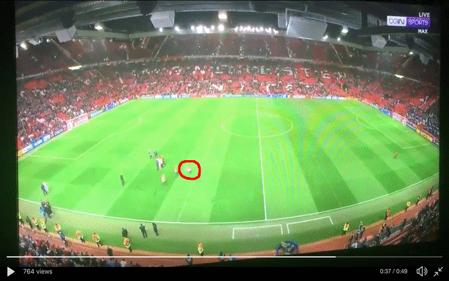 Pitch invader at United vs Juventus uses skill to evade stewards