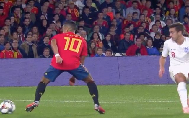 Thiago skill Winks Spain England