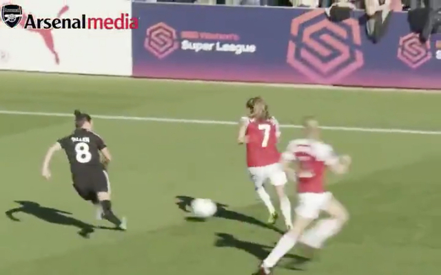 Arsenal Women's star pulls of double nutmeg