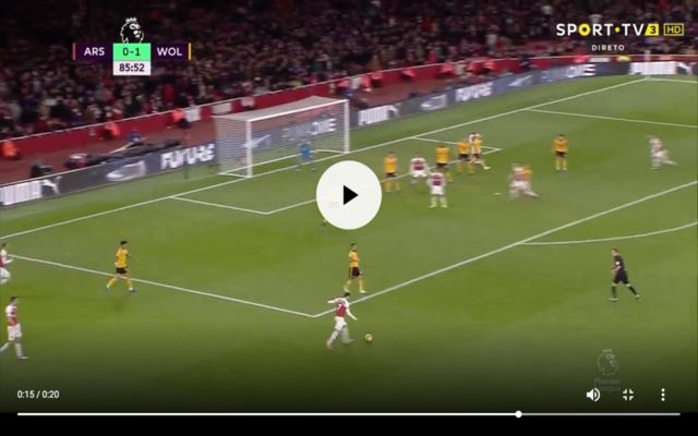 Henrik scores late equaliser for Arsenal vs Wolves