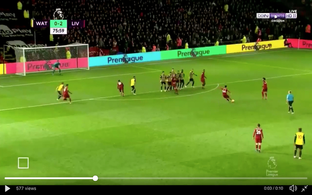 Liverpool's Alexander-Arnold scores stunning free-kick against Watford