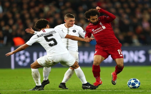 PSG stars celebrate shutting out Salah and Liverpool