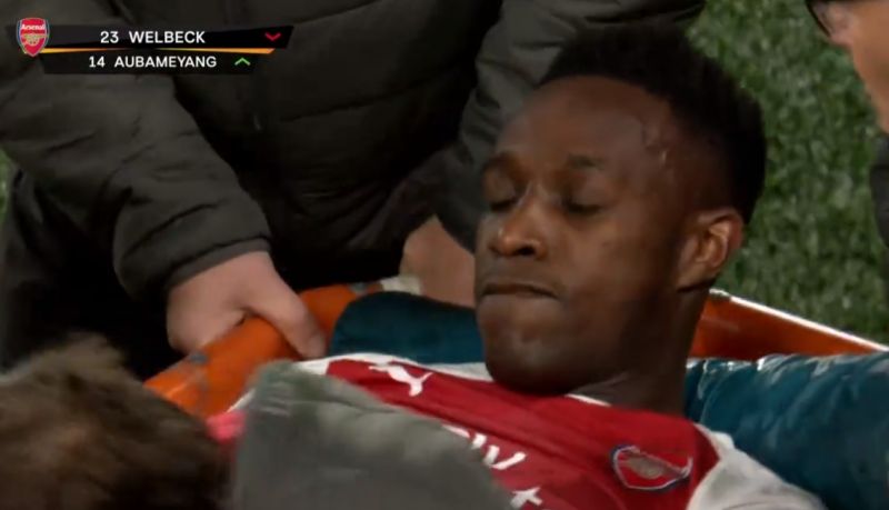 welbeck injury pic