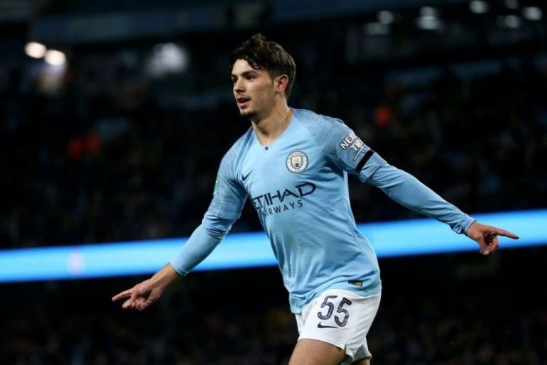 Brahim Diaz celebrating goal