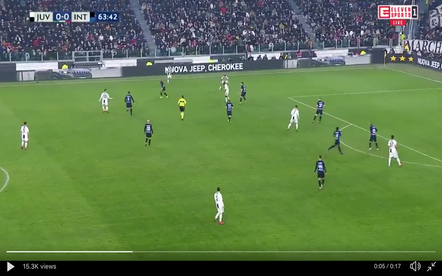 Dybala plays most bizarre one-two ever during Juventus vs Inter Milan