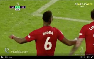 Video Pogba Does Something Hilarious During United S 3 1 Win