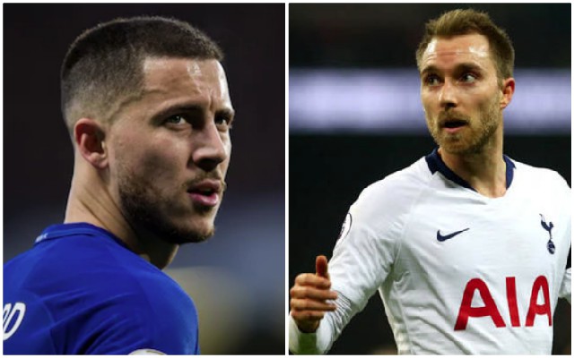 Eden Hazard and Christian Eriksen wanted by Real Madrid