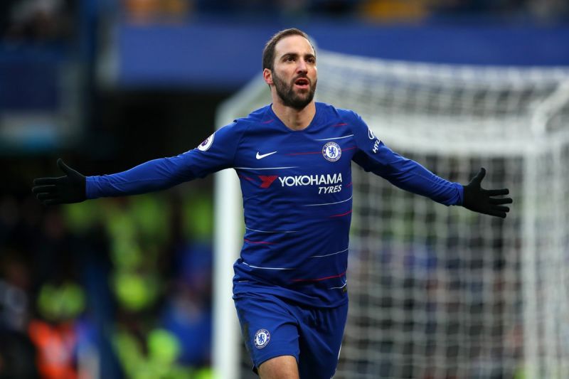 Higuain Chelsea goal