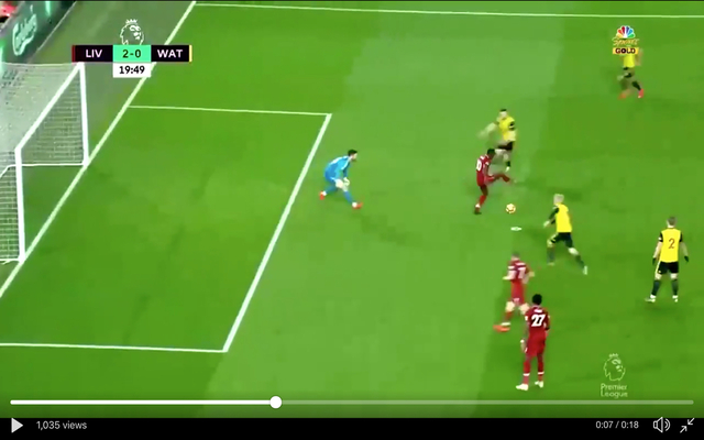 Video: Mane scores insane back-heel for Liverpool vs Watford