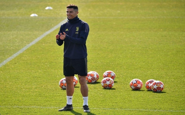 Ronaldo-in-training-for-Juventus