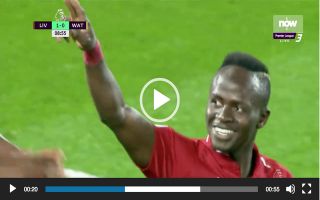 watford mane liverpool lead vs into fires sadio header lovely