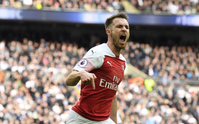 Aaron Ramsey said something very arrogant after scoring for Arsenal against Spurs at Wembley