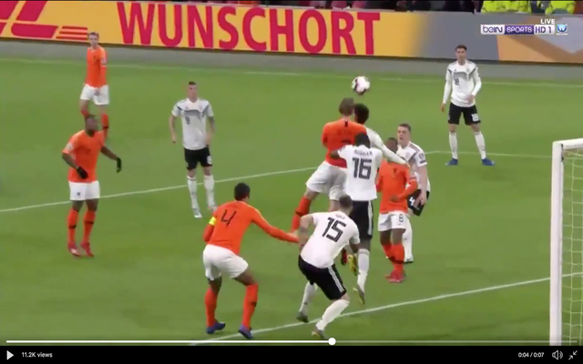 De-Ligt-scores-header-for-Holland-vs-Germany