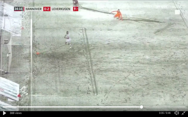 Drama-in-Bundesliga-as-ball-stops-on-goal-line-because-of-snow