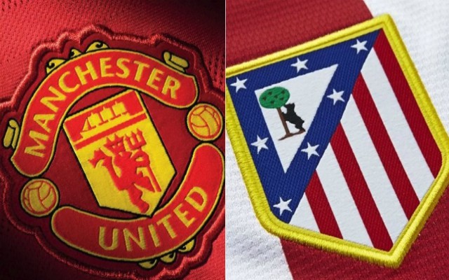 Atletico vs live madrid united manchester Man United