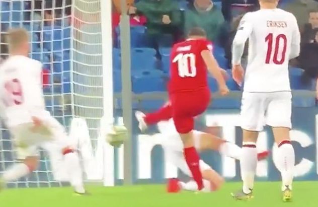 Video: Granit Xhaka scores stunning goal for Switzerland