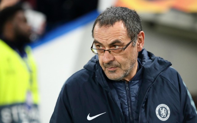  Maurizio Sarri hoping to sign forgotten Chelsea ace for Lazio this summer