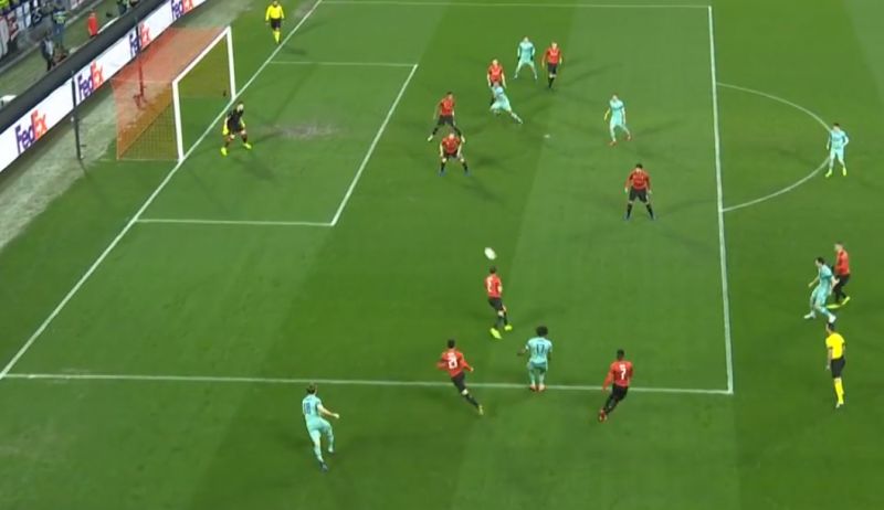 alex iwobi goal video arsenal rennes