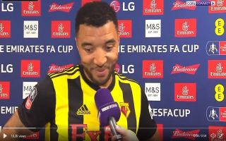 Video Watford S Deeney Destroys Jimenez For Mask Celebration