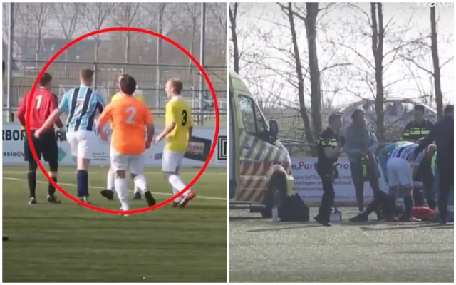 Linesman Holland KO goalkeeper