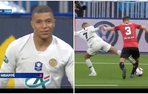 Video Mbappe Shocks Fans By Smiling After Horrific Challenge