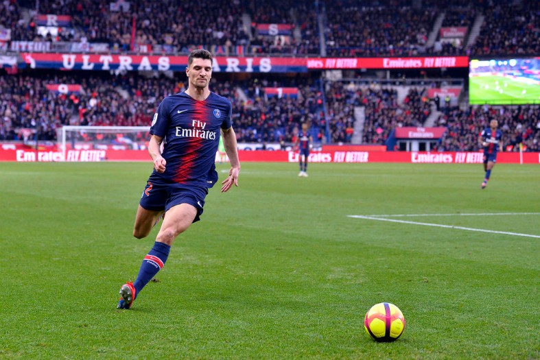 Thomas Meunier in action for PSG