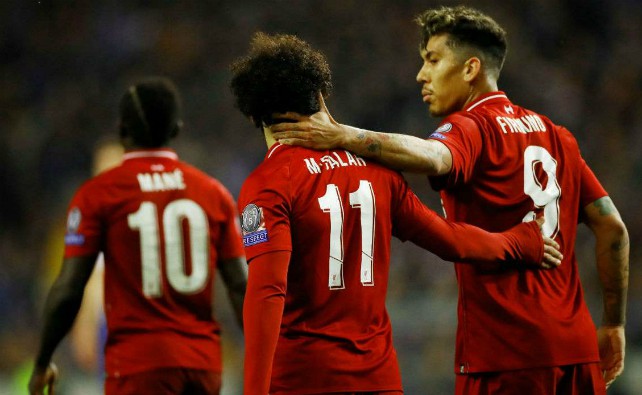 mane salah firmino liverpool