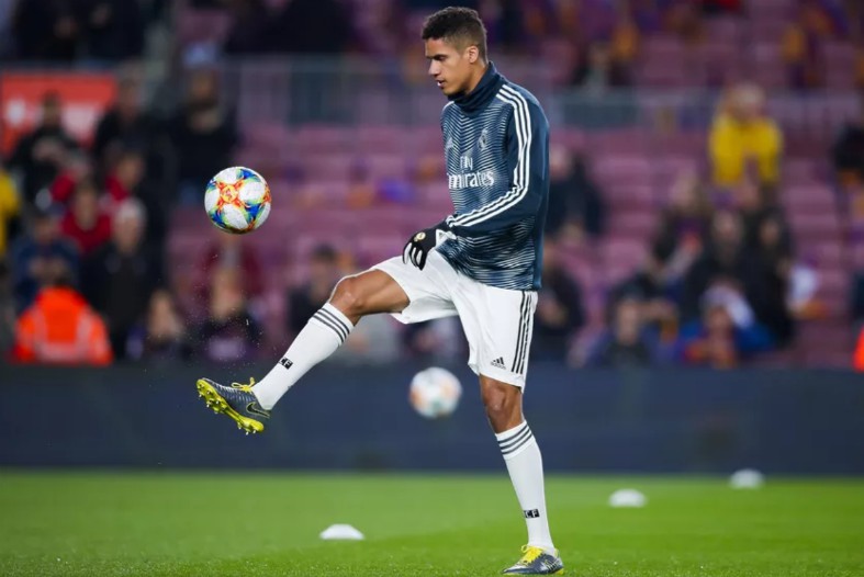 raphael varane real madrid training