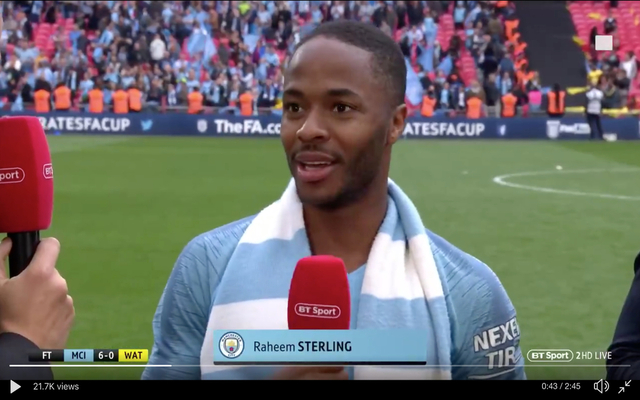 Hilarious-moment-Sterling-realises-he-scored-a-hat-trick-in-FA-Cup-Final