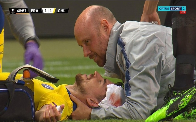 Photo-Jorginho-head-injury-vs-Frankfurt