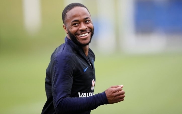 Sterling-laughing-for-England