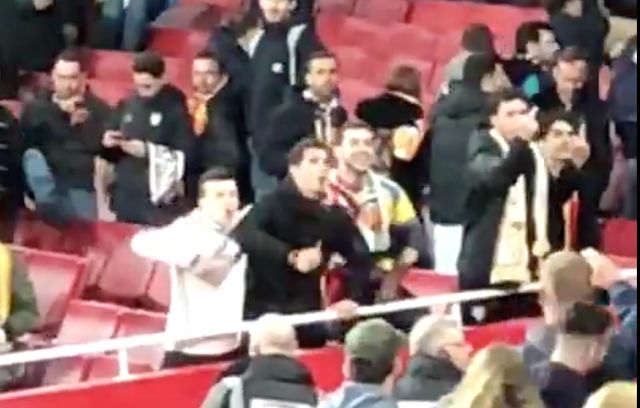 Valencia-fans-racist-nazi-Arsenal-