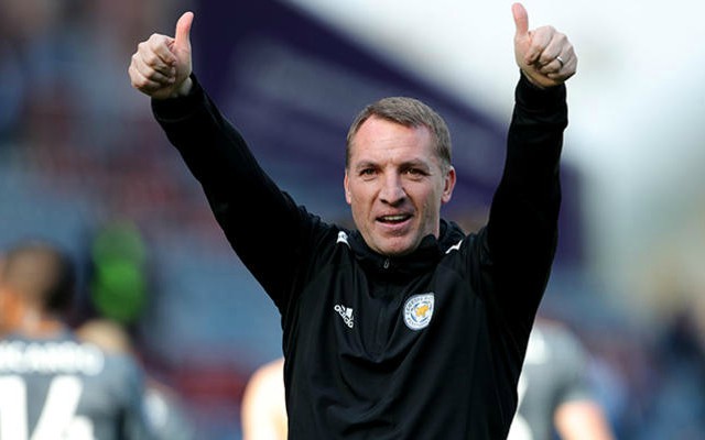 Leicester City manager Brendan Rodgers