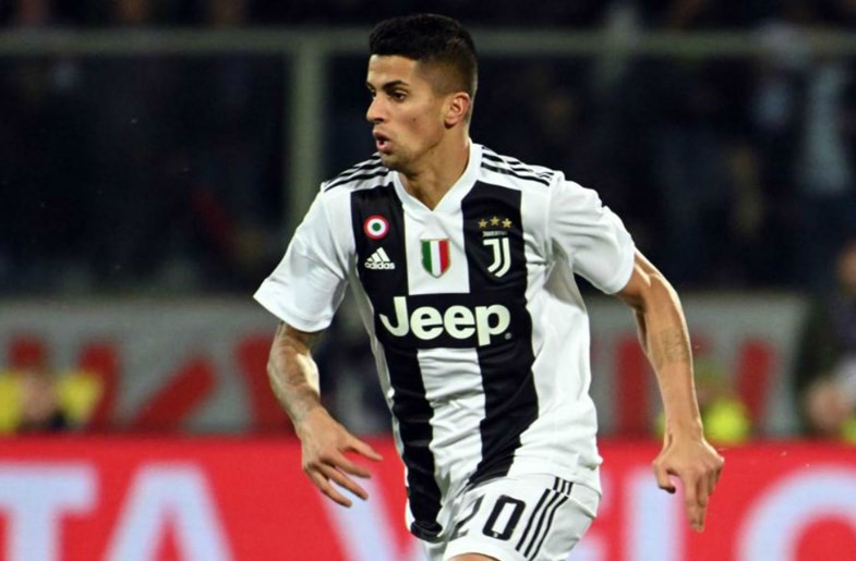 Joao Cancelo in action for Juventus