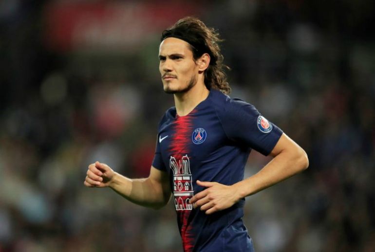 psg striker edinson cavani