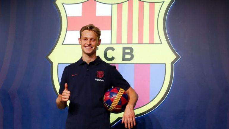 De Jong Barcelona unveiling