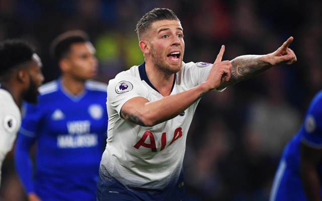 Toby Alderweireld in action for Tottenham Hotspur