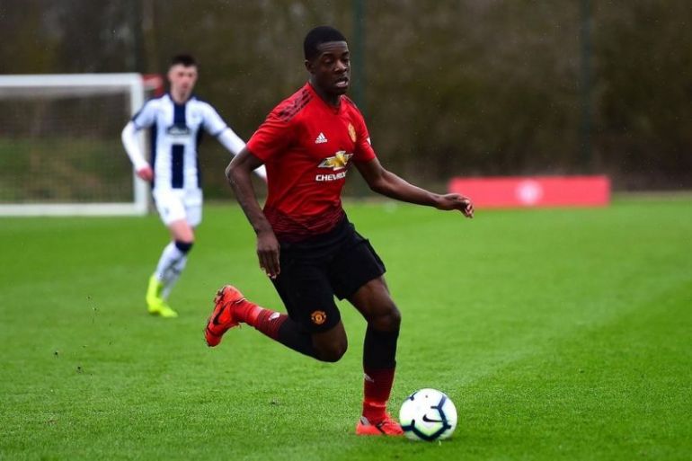 Mipo-Odubeko-in-action-for-Manchester-United