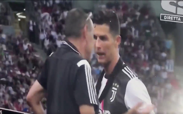 Ronaldo-and-Sarri-in-touchline-spat