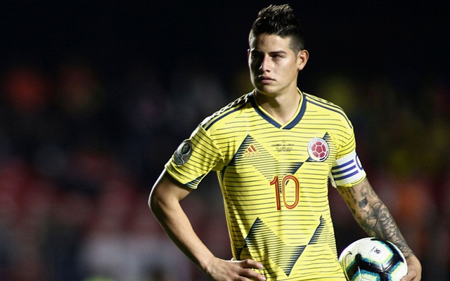 James Rodriguez features for Colombia at Copa America 2019