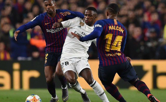 vinicius malcom real madrid barcelona